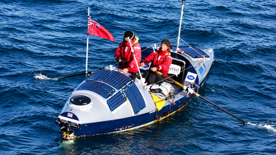 Former Royal Marines rowed from Japan to San Francisco in 189 days