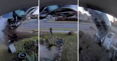 Teen arrested after allegedly stolen car loses control before crashing