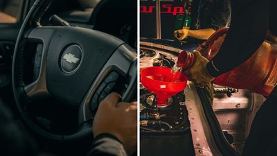 Woman Notices Her Chevrolet’s Oil Gauge Is At ‘Half Full.’ So She Adds 10 Quarts Of Oil: ‘Help Mechanics’
