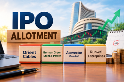 IPO allotment today: Orient Cables, German Green among 4 issues; check status, GMP and listing date