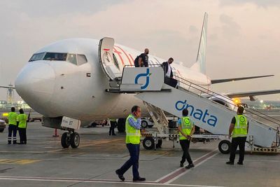 A commercial plane traveling from Dubai to Israel is diverted to Saudi Arabia after a distress call
