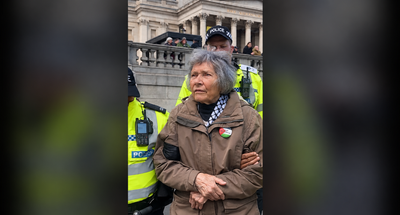 Elderly Woman Calls Andy Burnham a 'Bastard' as Police Remove Her From Palestine Action Protest