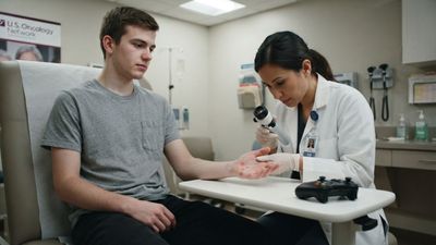 A Teen Gamer's Red Hand Patches Looked Worrying During Leukemia Treatment, Until Doctors Checked His Controller Grip