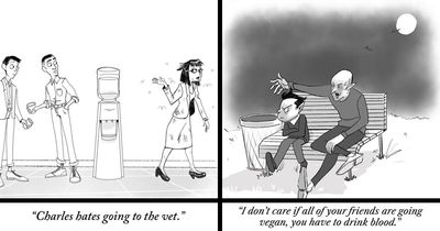 Artist Created 30 Comics That Turn Modern-Day Problems, Habits, And Oddities Into Funny Situations