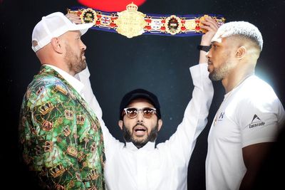 Tyson Fury and Anthony Joshua engage in cordial first press conference
