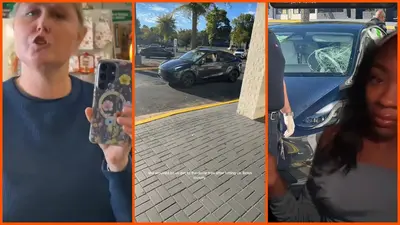 ‘It’s because she’s black’: MAGA Karen’s Dollar Tree freakout allegedly ends with her trying to run down a cashier in her Tesla