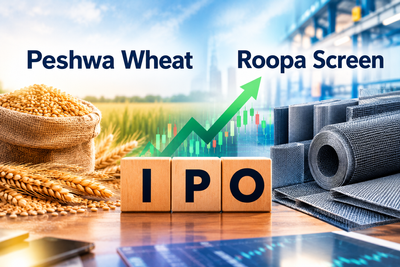 Roopa Screen, Peshwa Wheat shares to list today; Roopa Screen commands 66% GMP