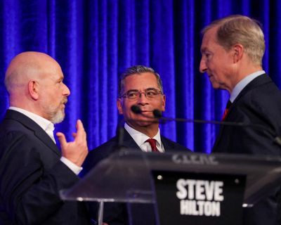 Steve Hilton, Xavier Becerra clash in testy California governor’s race debate