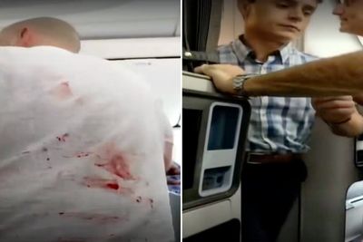 Israel flight hijacking latest: New footage emerges from inside plane after co-pilot ‘attacked captain with axe’