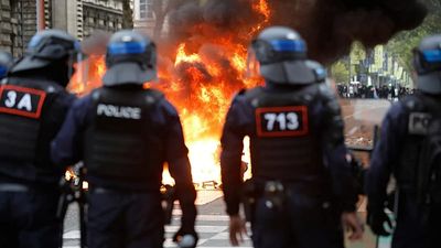 Hundreds held, dozens wounded as protests over conditions in French schools escalate
