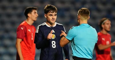 Watch as Rangers' Findlay Curtis grabs four assists in Scotland 21s rout