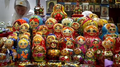 What links matryoshka dolls, Belarusian nuns, French churches and Russian troops?
