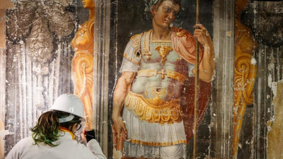 Nuns painted over Rome’s risqué frescoes for 300 years; restorers are now uncovering them
