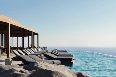 This Santorini hotel is a stylish escape from the island’s crowds
