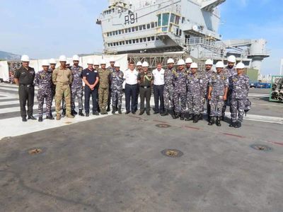 Stealth frigate INS Trishul takes part in bilateral naval exercise 'Varuna' in France