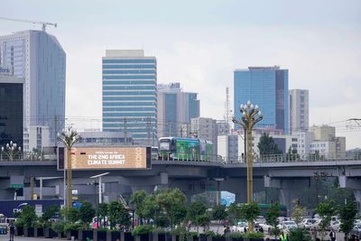 Blasts reported in Ethiopian capital hours after government banned drone flights