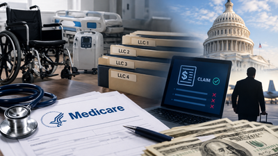 California men allegedly billed Medicare $3.5M, switched firms after fraud checks denied claims