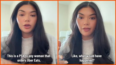 ‘I was alone’: Woman warns others after she ordered Uber Eats and two men showed up at her door