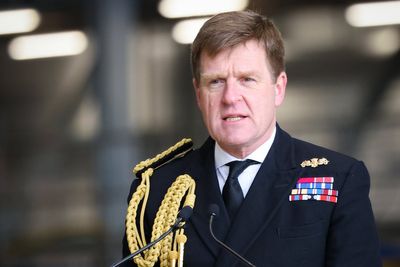 Former Royal Navy chief stripped of knighthood after affair claims