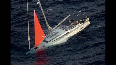 Who were the sailors who survived 18 hours after sperm whales sank their yacht