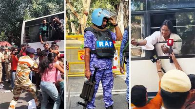 Detentions, shutdowns as cops try to block protest against Gyanesh Kumar