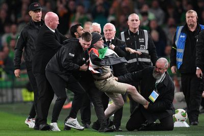 Pro-Palestine protests interrupt Ireland draw with Austria