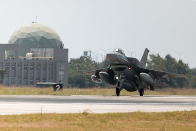 Taiwan receives first advanced F16V fighter jets in milestone moment for its defence against Chinese invasion