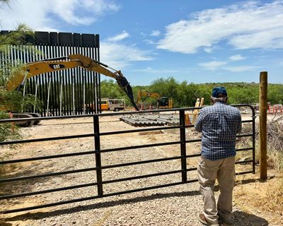 A small Texas town stopped Trump’s border wall construction – for now