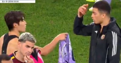 Moment Rangers summer signings swap shirts on international duty