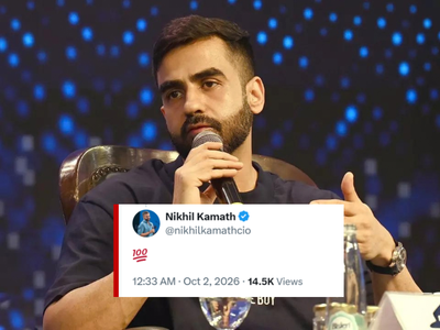 Nikhil Kamath has a '100' funding message for startups: Zerodha co-founder backs post urging startups to raise enough money to stay comfortable for “a year or two” as “next year could be bad”