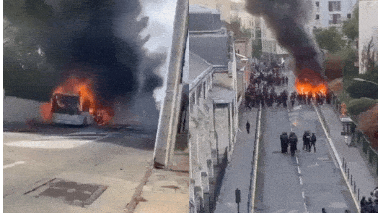 French unrest sees more than 1,900 arrests; 400+ schools shut