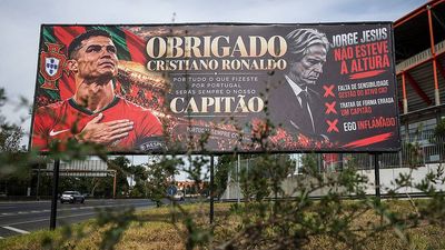 Fans Turn on Portugal, Jorge Jesus With Defiant Cristiano Ronaldo Billboards