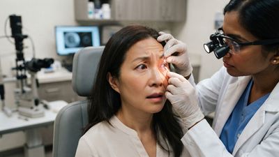 Five Missing Contact Lenses Slid Out From Under a Woman's Eyelid in the Middle of Facial Surgery