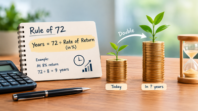 Explained: Want to know how long your investment will take to double? Use Rule of 72