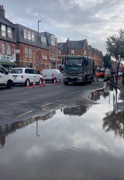 South London hit by second water main incident in a week as MP says network is 'at breaking point'