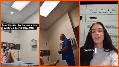 Woman rushes to ER with dislocated jaw. The doctor allegedly stares and says ‘I don’t know’ then storms away: ‘contacting the Texas medical board ‘