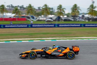 Lando Norris frustrated by engine issue that cost him in Sepang qualifying