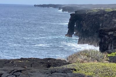 Famed Hawaii tourist attraction collapses into the sea amid unstable cliff warning