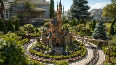 Castle Peak And Thunder Railroad: Anaheim architect builds mini Disneyland; free tours book out