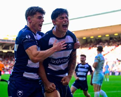 Louis Rees-Zammit scores two tries as Bristol defeat champions Northampton