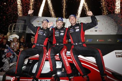 Laurens Vanthoor holds off BMW to give Porsche historic IMSA Petit Le Mans win