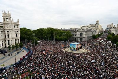 ‘This can’t go on’: tens of thousands protest against housing crisis in Spain