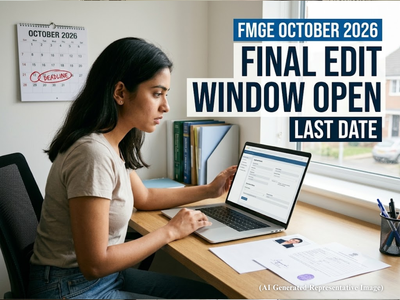 FMGE October 2026 final edit window opens: Check last date to make changes, admit card release date, exam pattern and result date