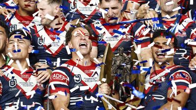 Roosters beat Knights to claim sweet 16th in NRL