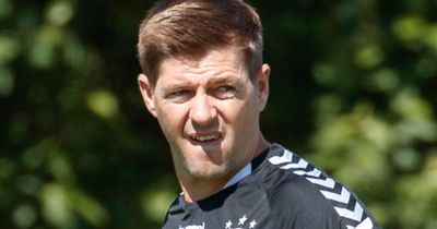 Moment Steven Gerrard walked in on Rangers supporter who broke into office