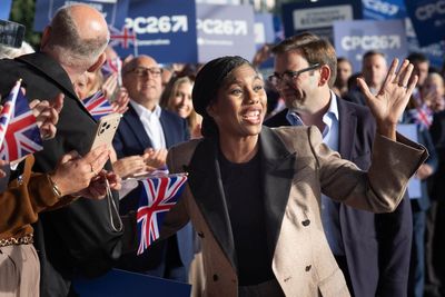 Kemi Badenoch positions herself as modern-day Thatcher and vows to revive Tories
