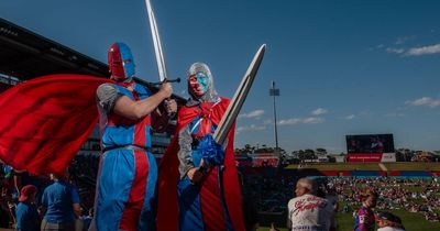 'We're here to defend the kingdom': inside the Newcastle Knights grand final live site
