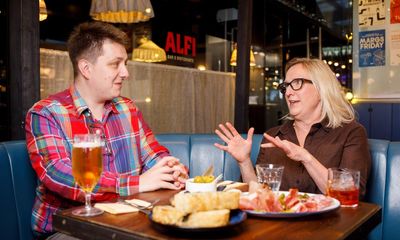 Dining across the divide: ‘Without being patronising, I think as he grows older he’ll tune in to the damage “free speech” can do’