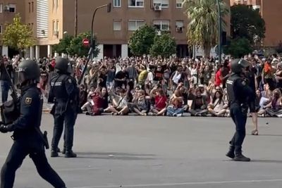 ‘Valencia is ours’: Protesters clash with police in Spain over housing crisis