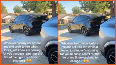 Woman’s second-hand Tesla plays a fart sound every time she locks it, and she has a message for the previous owner: ‘I hope you feel accomplished’